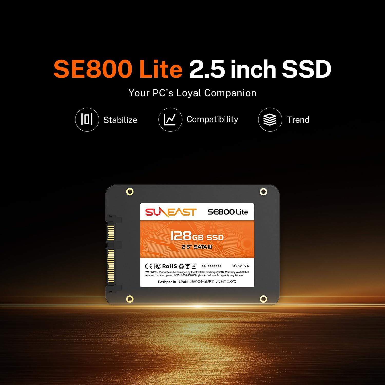 SUNEAST SE800 128GB SSD 2.5インチ　10枚セット Amazon | SUNEAST 128GB 2.5 SSD SATA III 内蔵ソリッドステート